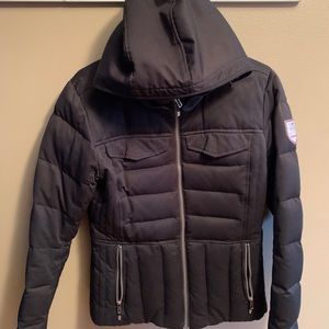 Obermeyer women’s down ski jacket.